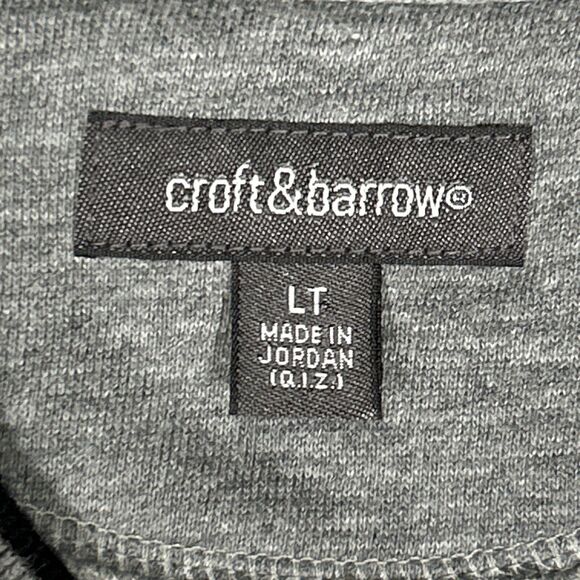 Croft & Barrow Men’s LT Large Tall Water Dog Graphic Embroidery Sweatshirt - Picture 3 of 6